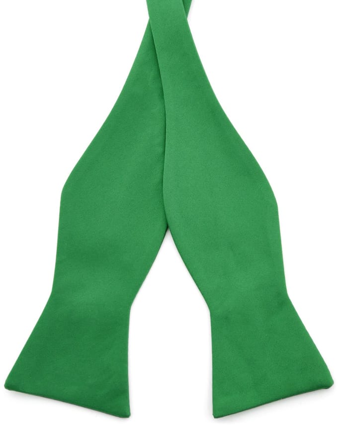 Smaragdgroene Basic Zelfbinder Vlinderdas