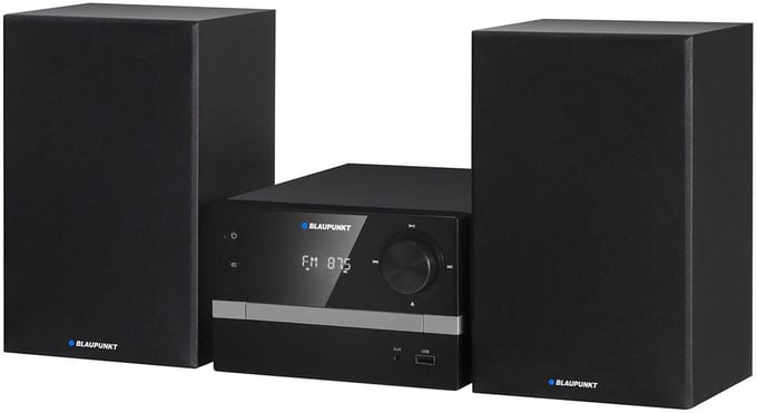 Blaupunkt MS9BT - Stereo set - micro-toren - FM-radio AUX - vermogen 20 W RMS, wekker, CD/MP3/USB/AUX