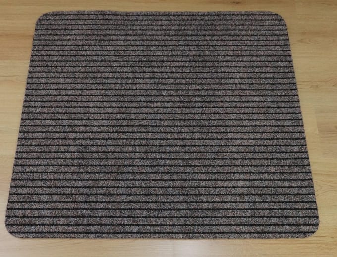 PRIMA - Heavy Duty - Deurmat - Schraapmat - bruin - 90x90cm - antislip