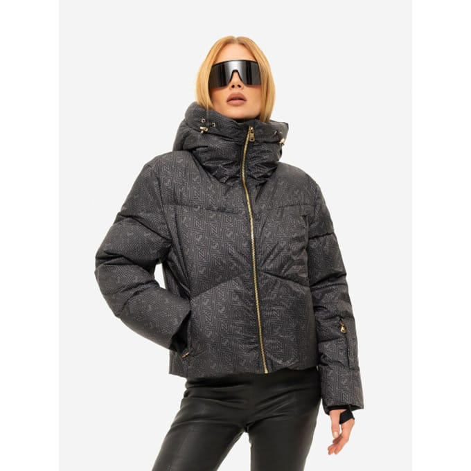 NIKKIE - Newport Logo Jacket - Ski jack dames - Zwart