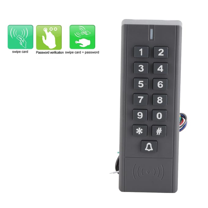 RFID Toetsenbord Toegangscontrole Kaartlezer Wachtwoord IP67 Waterbestendig white