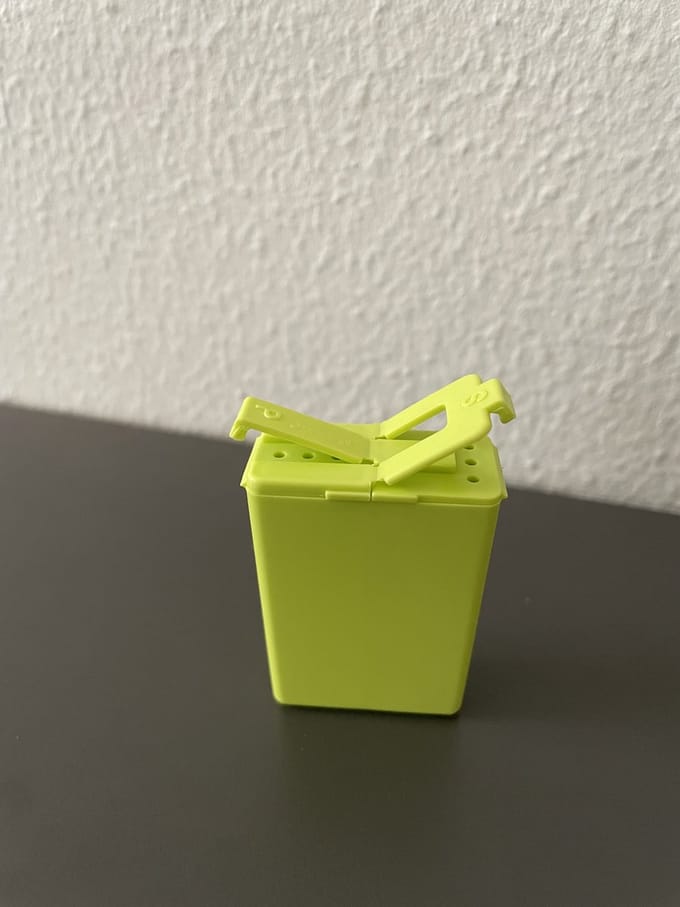 Tupperware Peper/zout stelletje