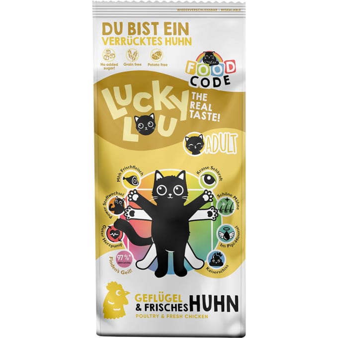 Lucky Lou Adult Gevogelte & Kip - Dubbelpak: 2 x 3 kg