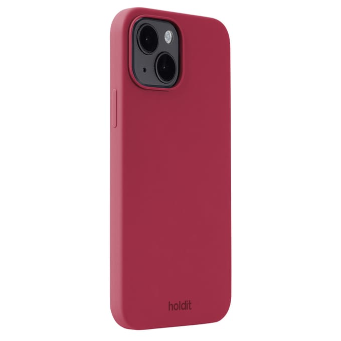 Holdit Silicone Case geschikt voor Apple iPhone 14 / 13 - Red Velvet