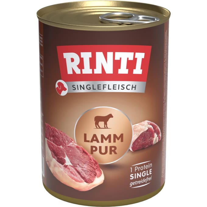 Rinti - Enkelvoudig vlees 12x400g - Puur lam