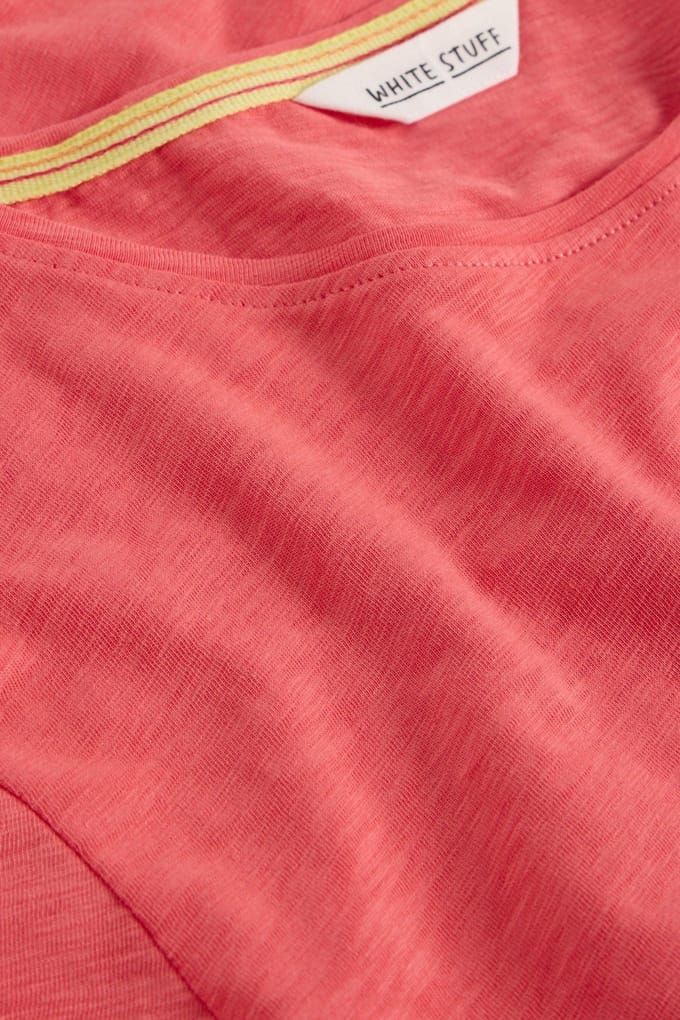 White Stuff Abbie Tee Mid Coral Taglia: 14 | Maglie Sportivi Outlet | Donna | Arancia