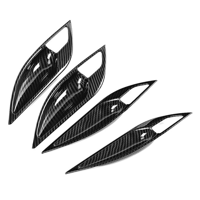 4 stuks Auto Interieur Deurklink Cover Trim ABS Past voor X1 E84 2011 2015 black