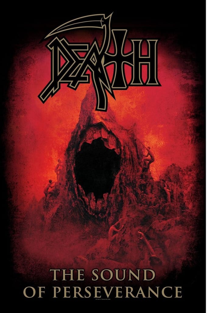 Death - Sound Of Perseverance Textiel Poster - Multicolours