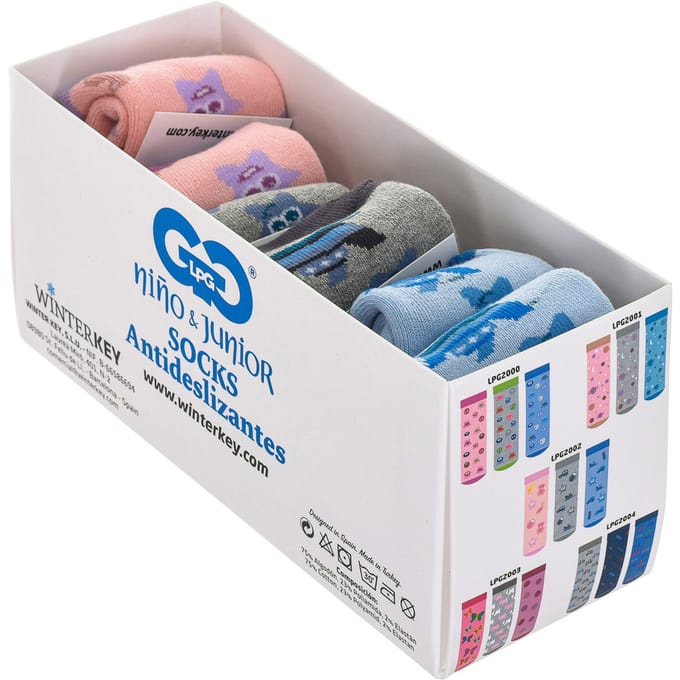 Set-6 anti-slip kindersokken LPG2002