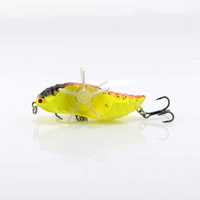 Vis Aas - Spinner Wobbler - Vissen Op Water - Topwater Plopper - 7.5 cm - Kleur H