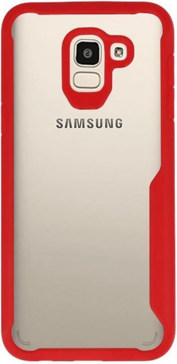 Navy Focus Transparant Hard Cases Samsung Galaxy J6