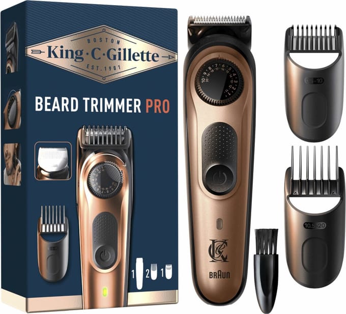 King C. Gillette Baardtrimmer Pro - 3 x - Voordeelverpakking