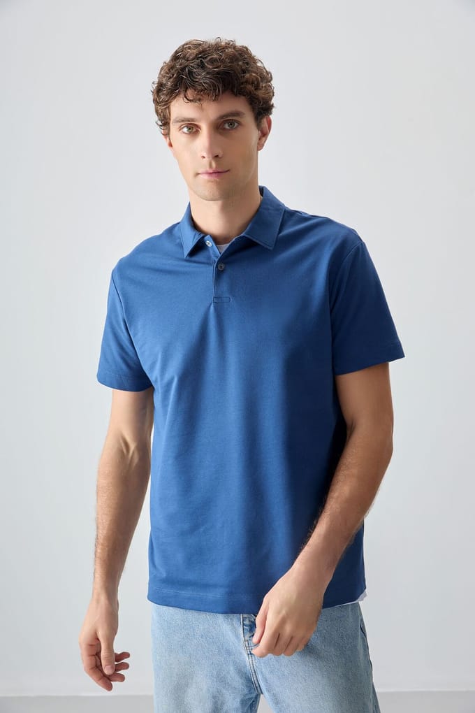 Oversized Polo Kraag T-Shirt