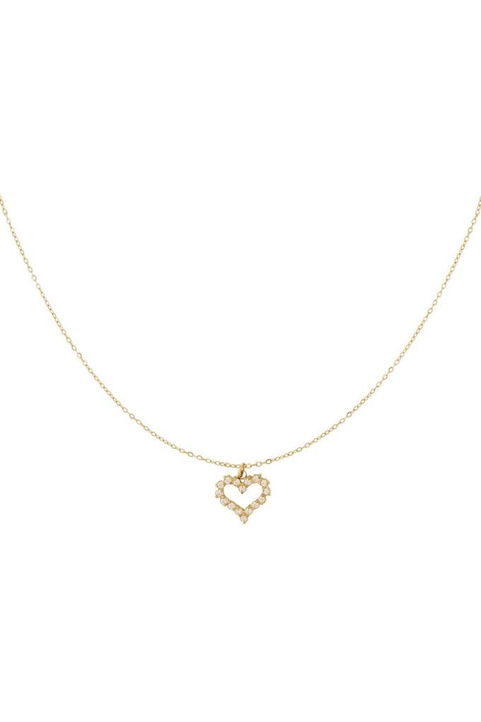 Ketting strass hartje