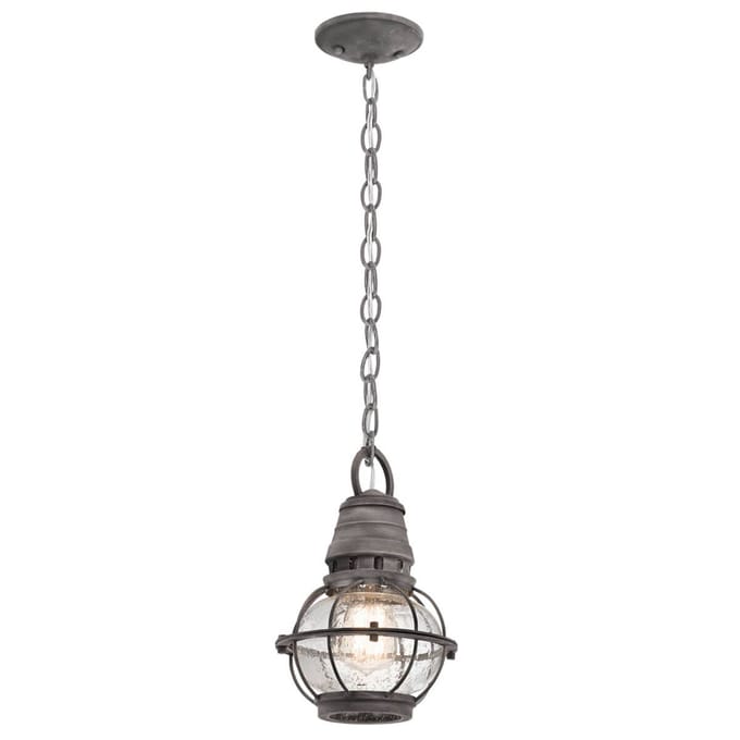 Hanglamp - Steady Lighting - Metaal -  - E27 - L: 17.8cm - Voor Buiten - Woonkamer - Eetkamer - Zinc