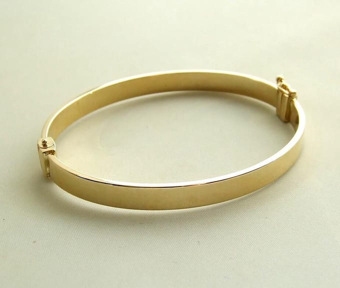 Gouden Christian bangle