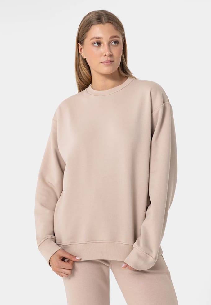 Oversized Sweatshirt BEIGE