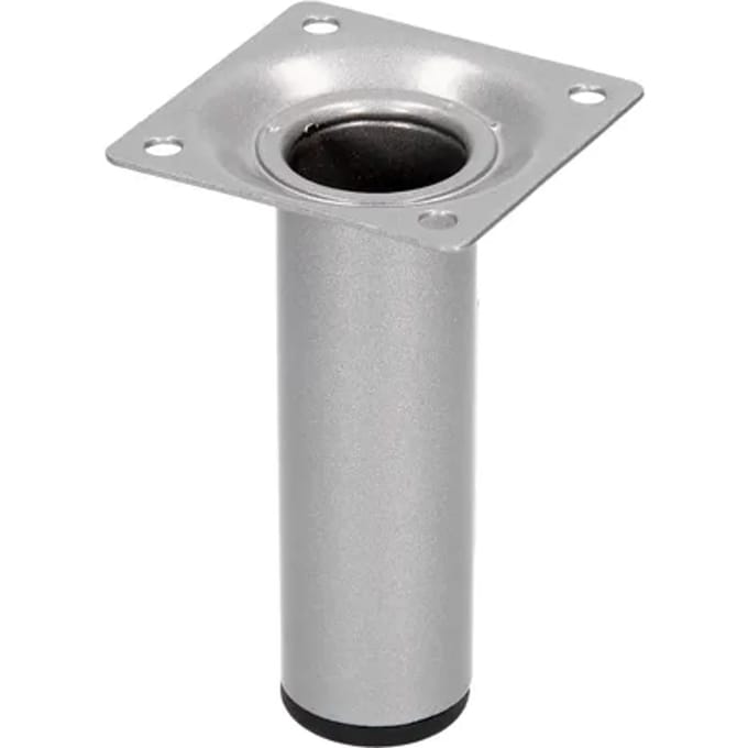 Duraline Meubelpoot Rond Staal 3x10cm Grijs
