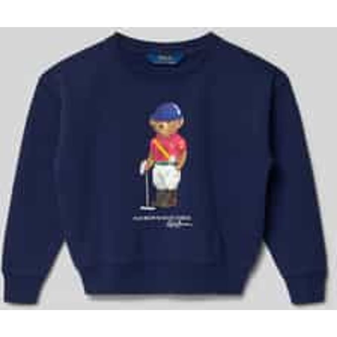 sweatshirt met labelprint