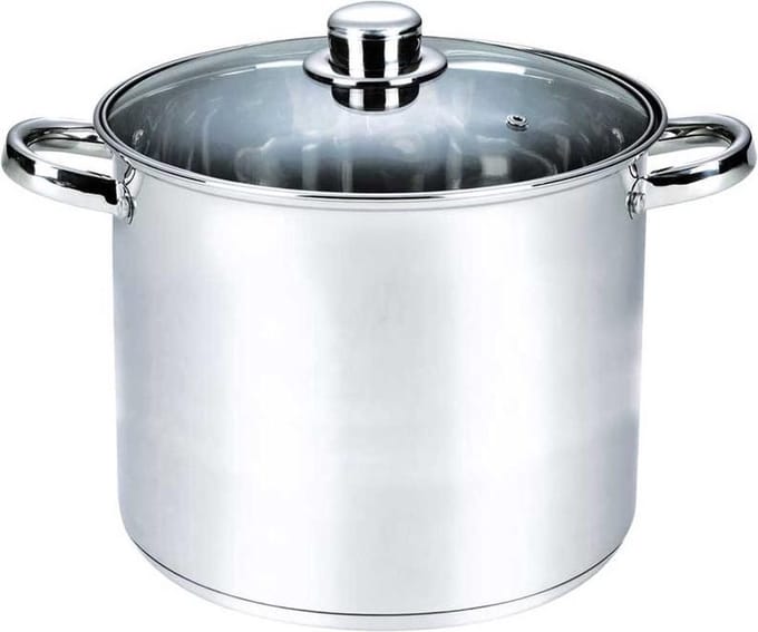 Michelino XXL Soeppan - 17 Liter - RVS - Vaatwasserbestendigd - Ø32 cm