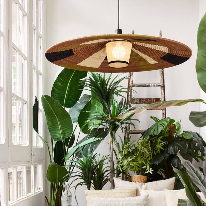 Forestier Parrot hanglamp XL, bruin