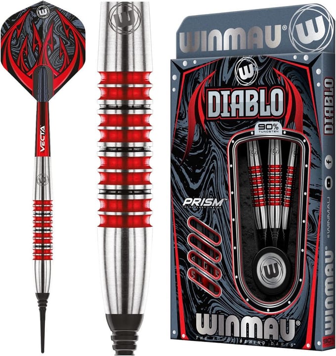 Tungsten Darts Set - Softip Darts - Darts Spelen - Handgemaakte Kwaliteit - 20 Gram - Zilver