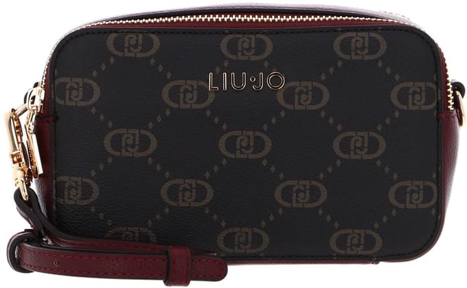 LIU JO schoudertas Ridhi ECS Camera Case Red Wine donkerbruin