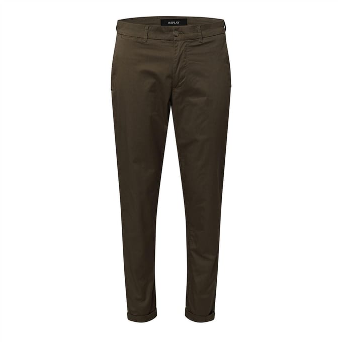 Replay Heren Slanke chino's (Groen)