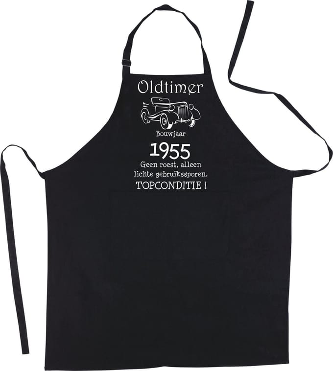 Mijncadeautje Luxe Keukenschort Oldtimer 1955