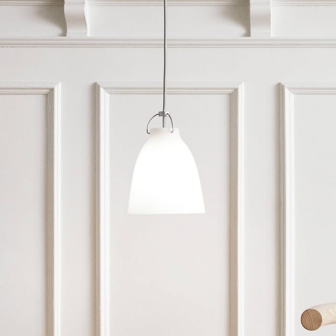 Fritz Hansen - Caravaggio Opal hanglamp - P1=S - wit