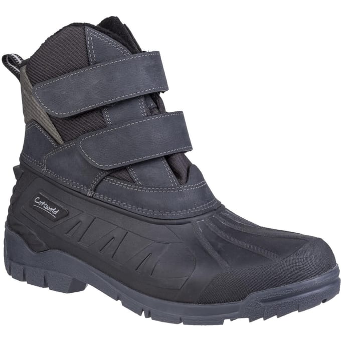 Cotswold Heren Kempsford Hybride Wellington Boot (Zwart)