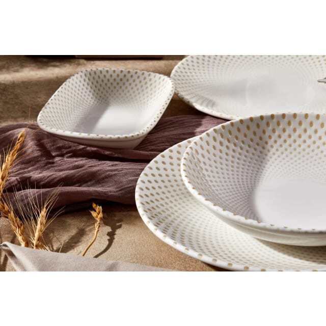 Rinart Pizzabord - Punto - Porselein - 32 cm - set van 2