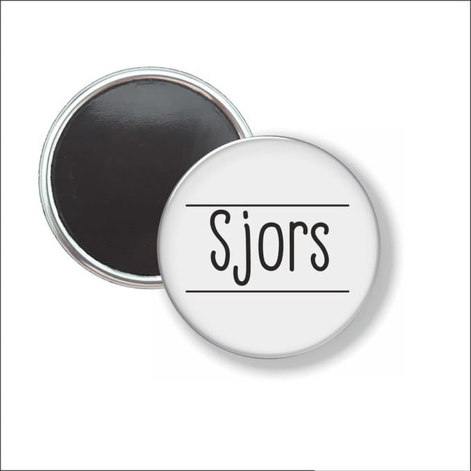 Button Met Magneet 58 MM - Sjors - NIET VOOR KLEDING