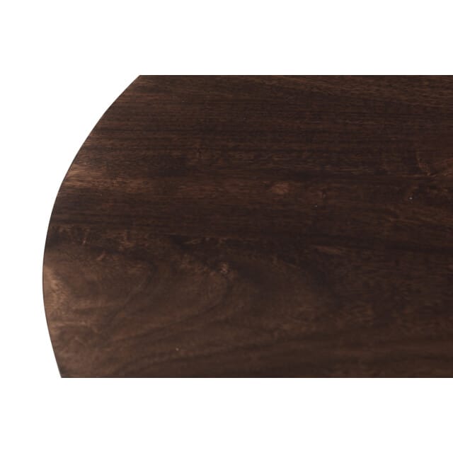 Livingfurn - Eetkamertafel Salvator Walnut 200cm - Mangohout