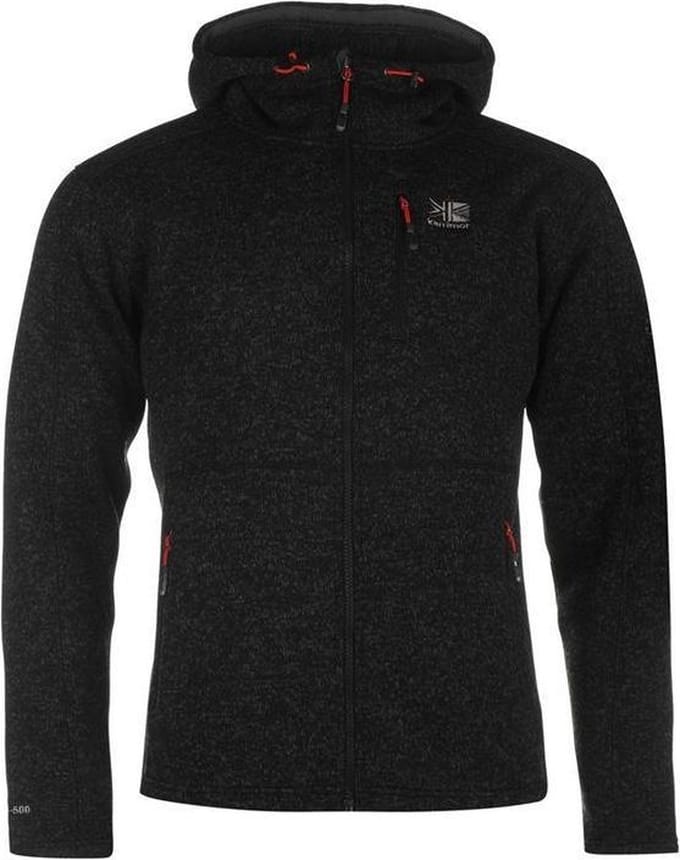 Karrimor Terry fleece met capuchon - Heren - Black Marl - 3XL