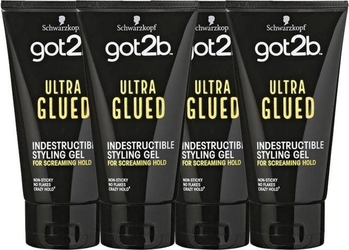 Schwarzkopf Got2b Ultra Glued haargel Multi Pack - 4 x 150 ml