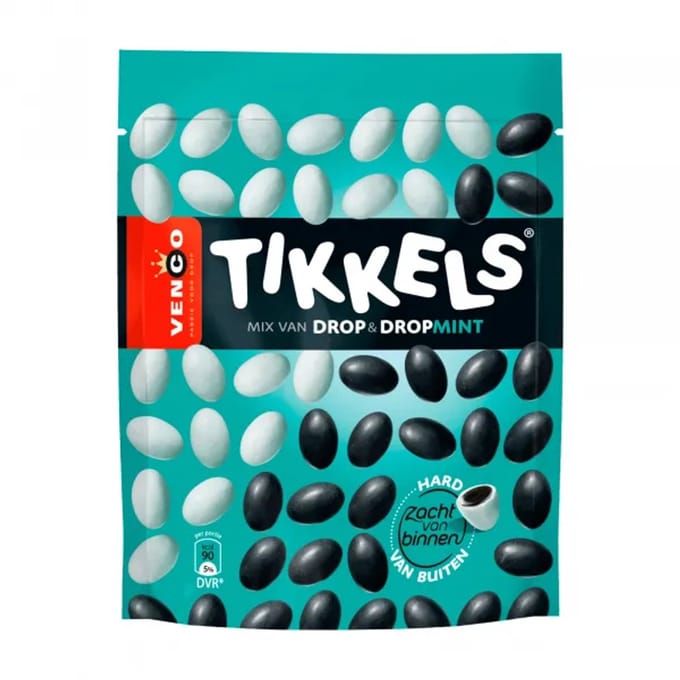 Venco Tikkels Dropmint zak (10x 245gr)