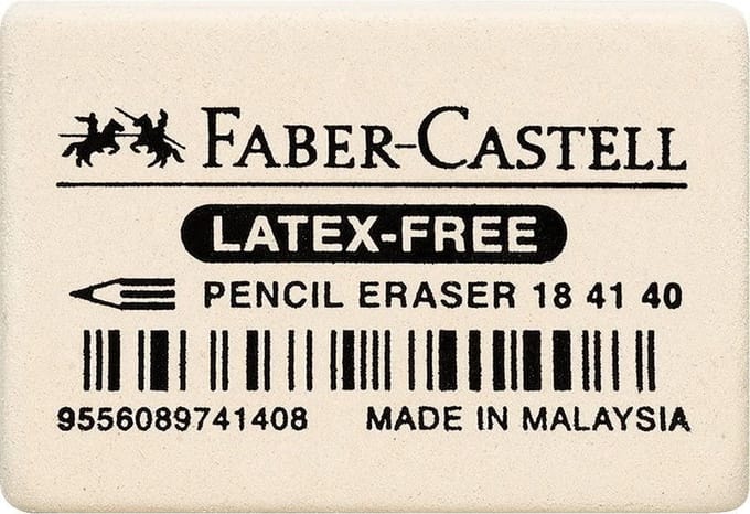 Gum Faber Castell 7041 34x26x8mm wit