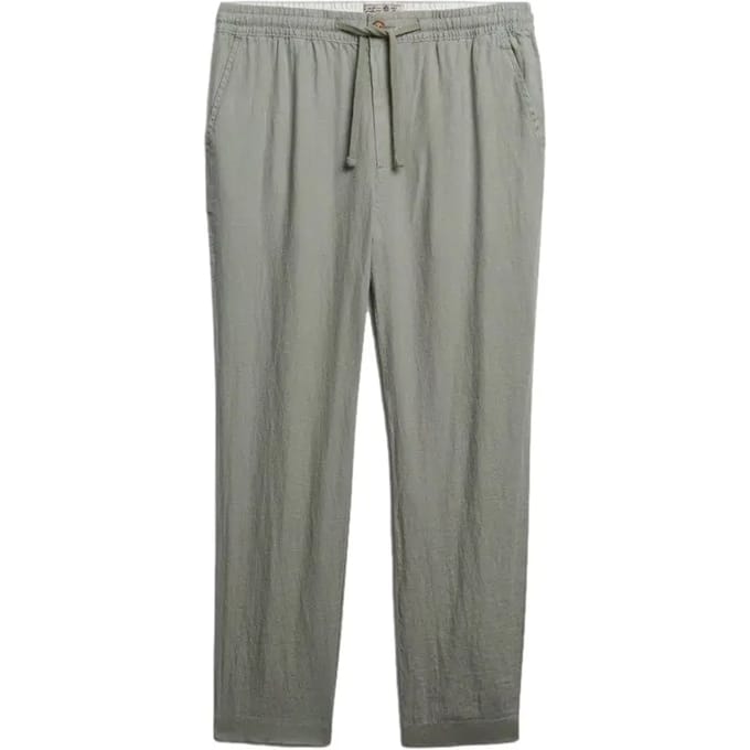 Superdry Merchant Linen Broek Groen S Man