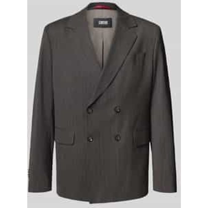 Relaxed fit colbert met viscose, model 'Double'