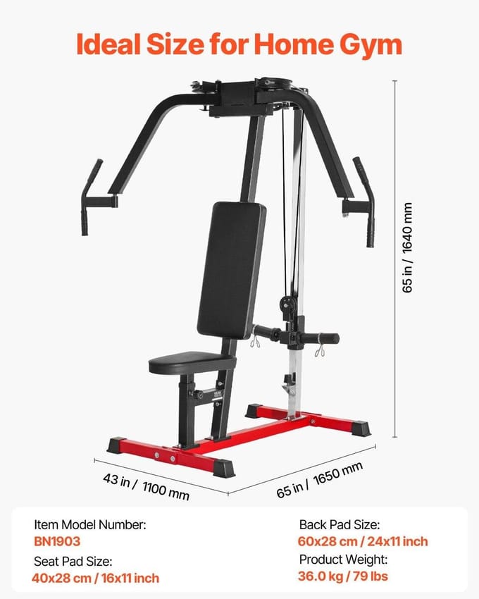 Borst Fly Machine Verstelbare Fly Reverse Delt Machine Bovenlichaam Workout