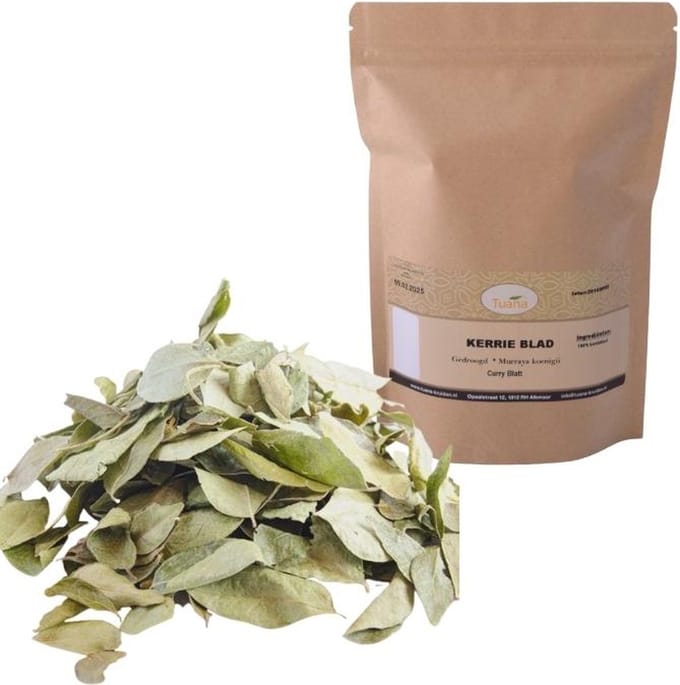 Tuana Kruiden - Kerrie Blad - Gedroogd - Strooibus 15 Gram - Tuanashop - MP-K-0019