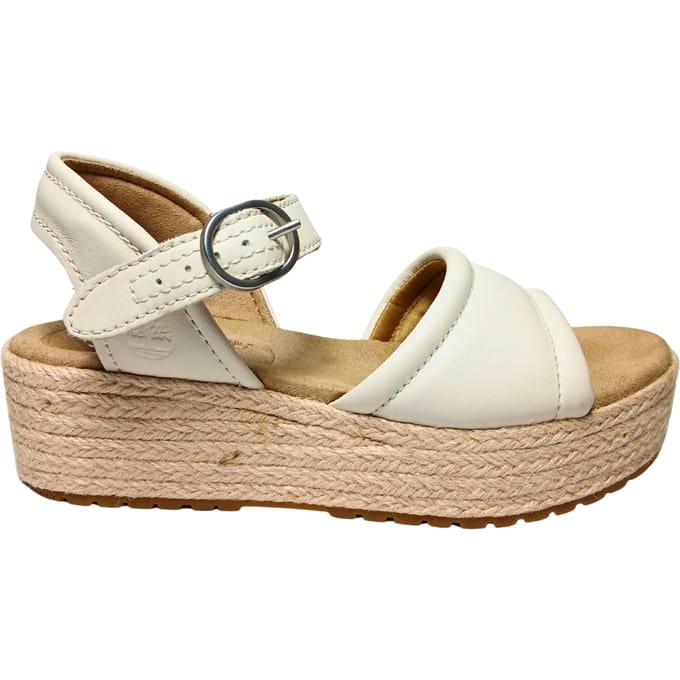 Damesschoenen Timberland Santorini Sun Backstrap Sandal Natural Full Grain