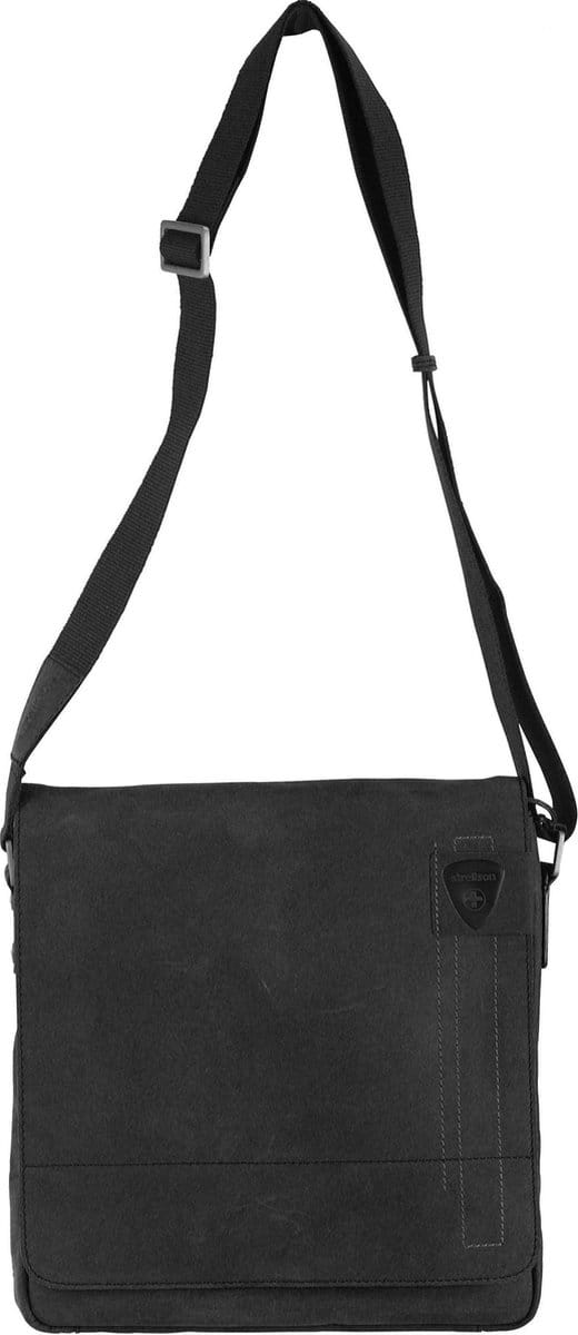 Strellson Richmond Schoudertas Leer 31 cm - Unisex, Jongens - black