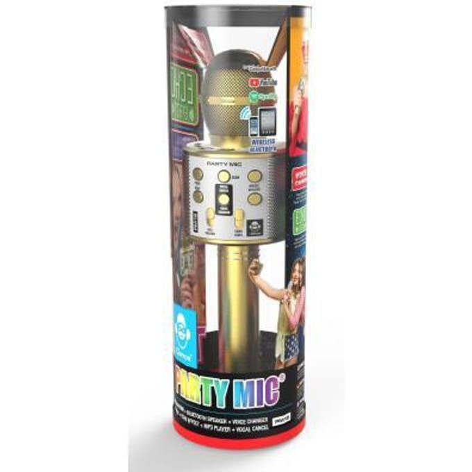 iDance Party Mic bluetooth karaoke microfoon Radio's, speakers en muziekspelers