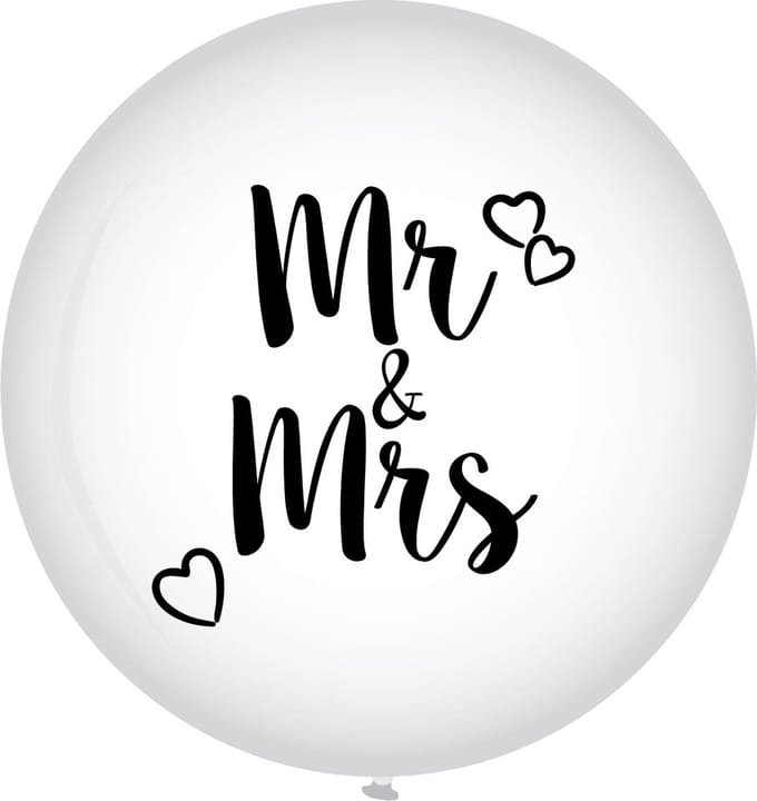 Grote ballon MR MRS