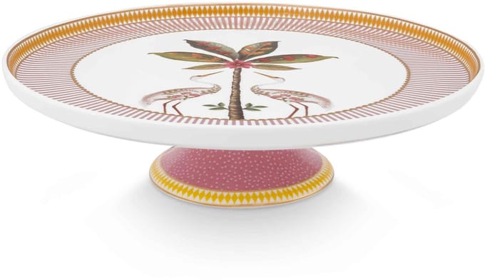 Pip Studio - La Majorelle - Taartplateau - Roze - Porselein - 21cm