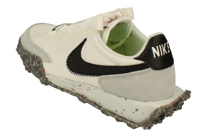 Nike Waffle Racer Crater Dames Witte Sneakers