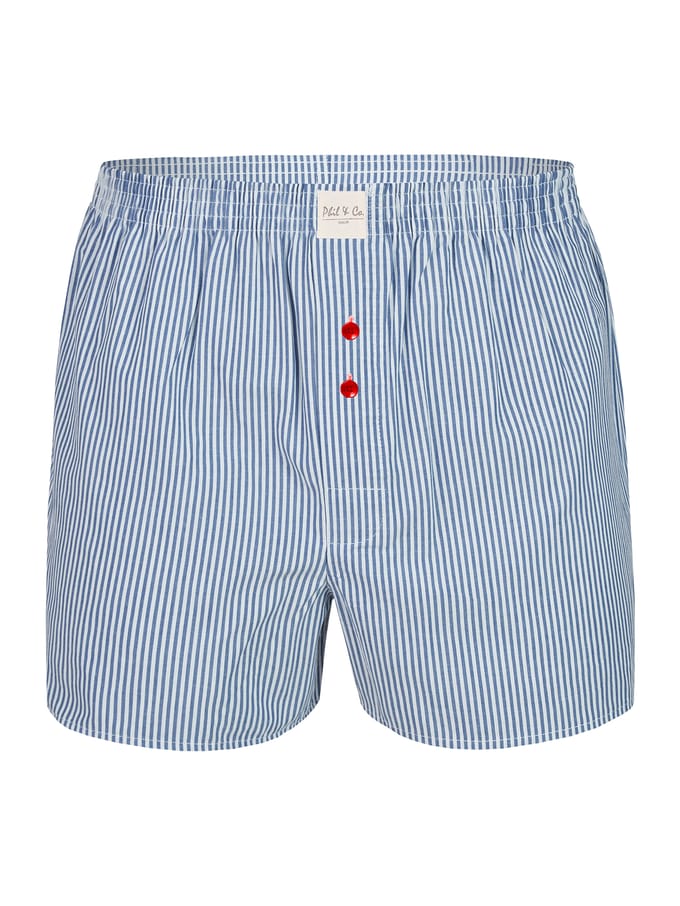 Phil & Co 6-Pack Wijde Boxershorts Heren Geweven Katoen Classic Multipack 6-Pack - Maat XL
