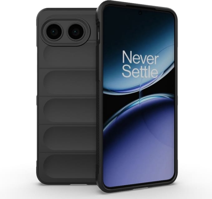 Hoesje geschikt voor OnePlus Nord 4 - Techsuit Magic Shield Silicone Back Cover - Zwart